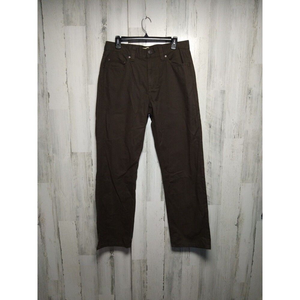Blue Mountain Canvas Relaxed Fit 5 Pocket Men's Brown Pants Size 32 x 32 NWT